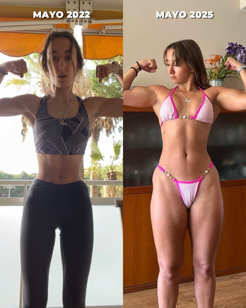 Transformación de una clienta de la asesoría online de Ethos Fitness