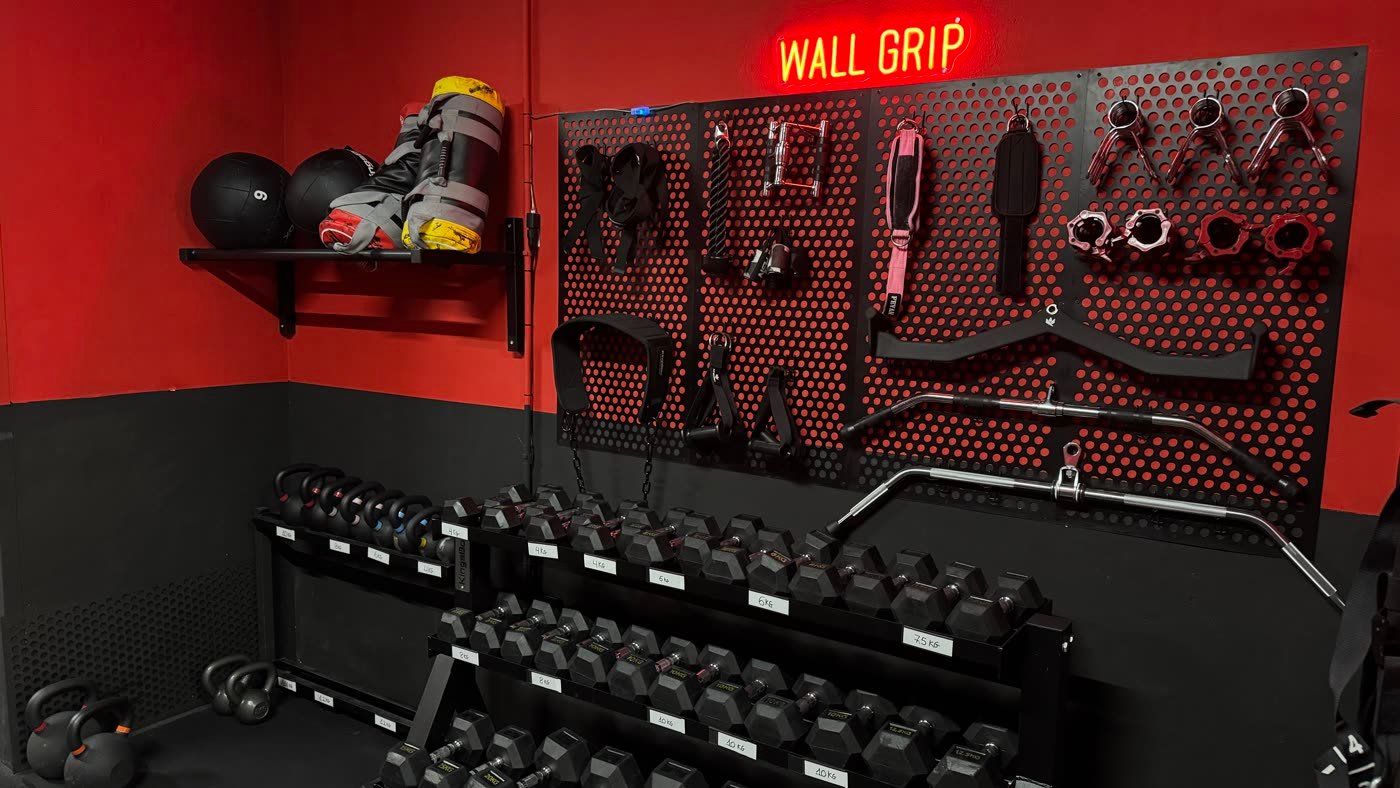 Pared de material Wall Grip de Ethos Gym